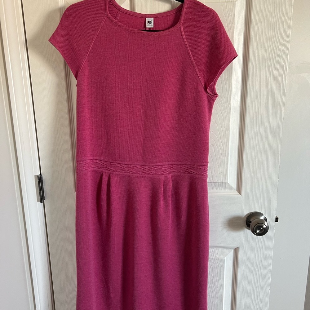 Elegant wool knit  Midi Dress